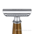 Melhor alça de madeira Safety Razor Handle Razor Blade Razor Double Edge